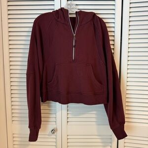 Lululemon scuba oversized half-zip hoodie